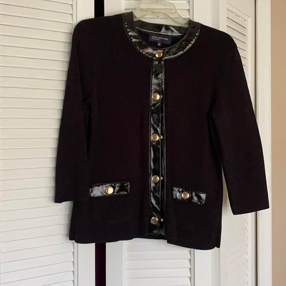 Jones New York size med Knit jacket